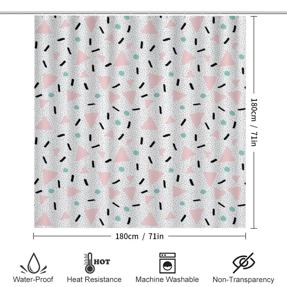Retro Triangles Dots — Detail 2