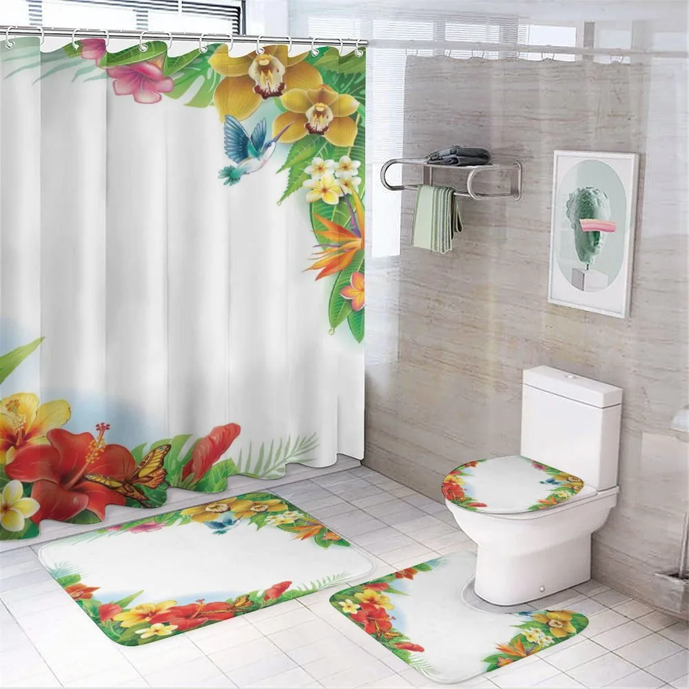 Tropic Flowers Leaves — Your design