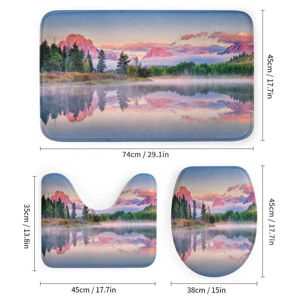 Calm Sunrise on Snake River — Detail 1