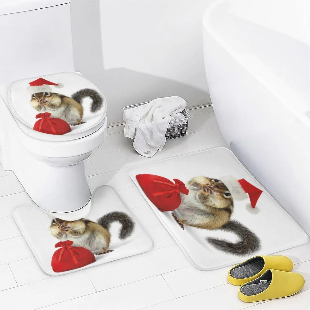 Chipmunk in Santa Hat — Detail 3
