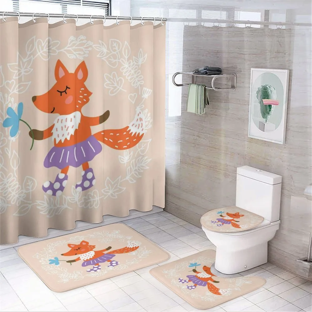 Fox with Clothing Flowers — Your design