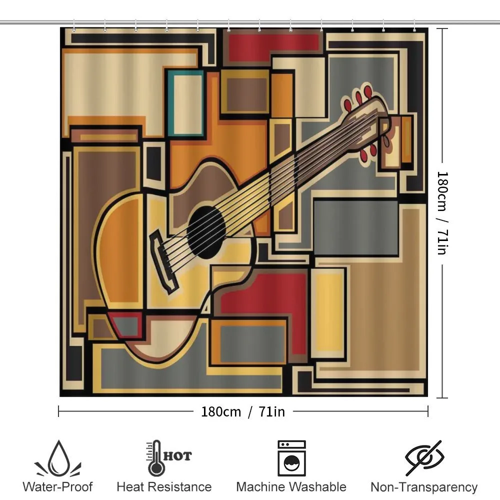 Geometric Guitar Funky — Detail 2