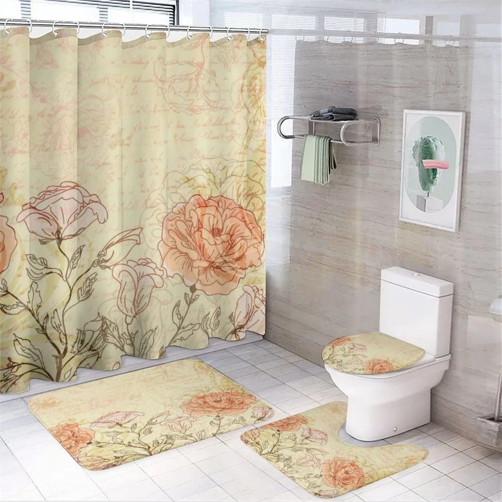 Grunge Retro Flowers — Your design