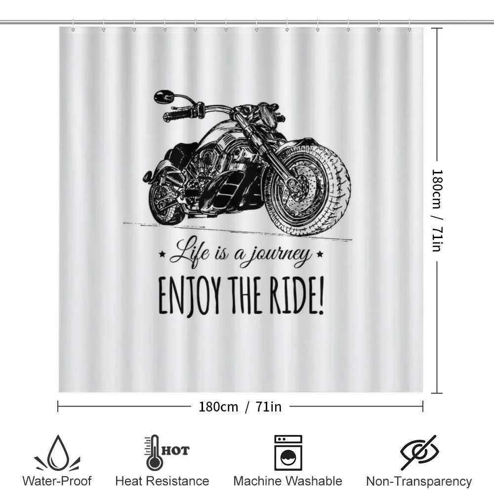 Hand-drawn Motorbike — Detail 2