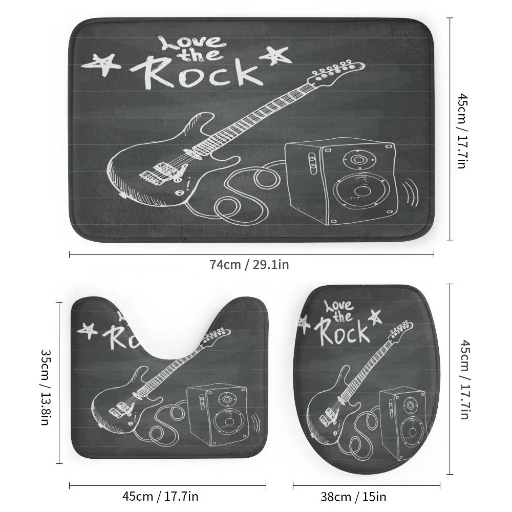 Love Rock Music Sketch — Detail 1