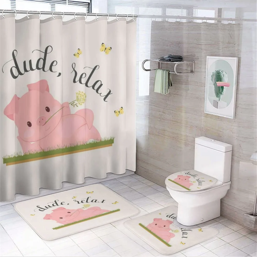 Pot Belly Pink Piglet — Your design