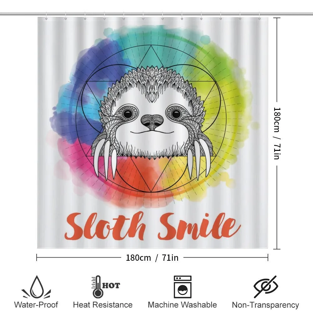 Rainbow Sloth Sketch — Detail 2