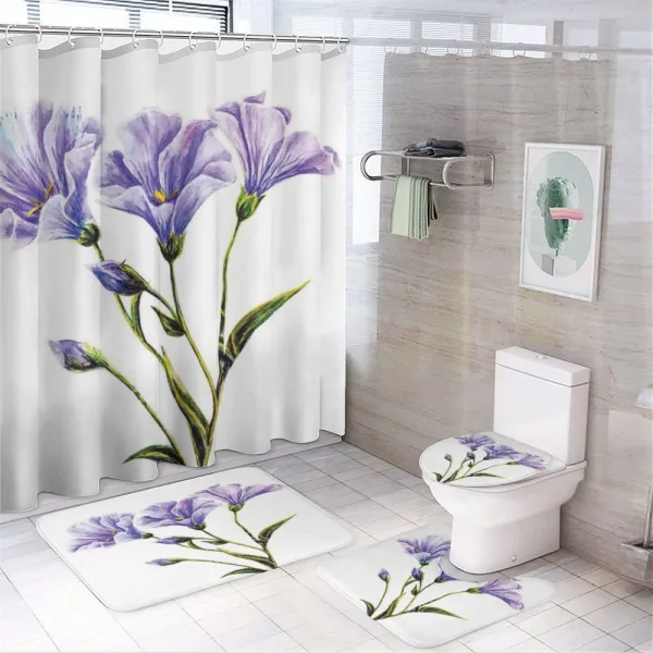 Romantic Summer on a shower curtain