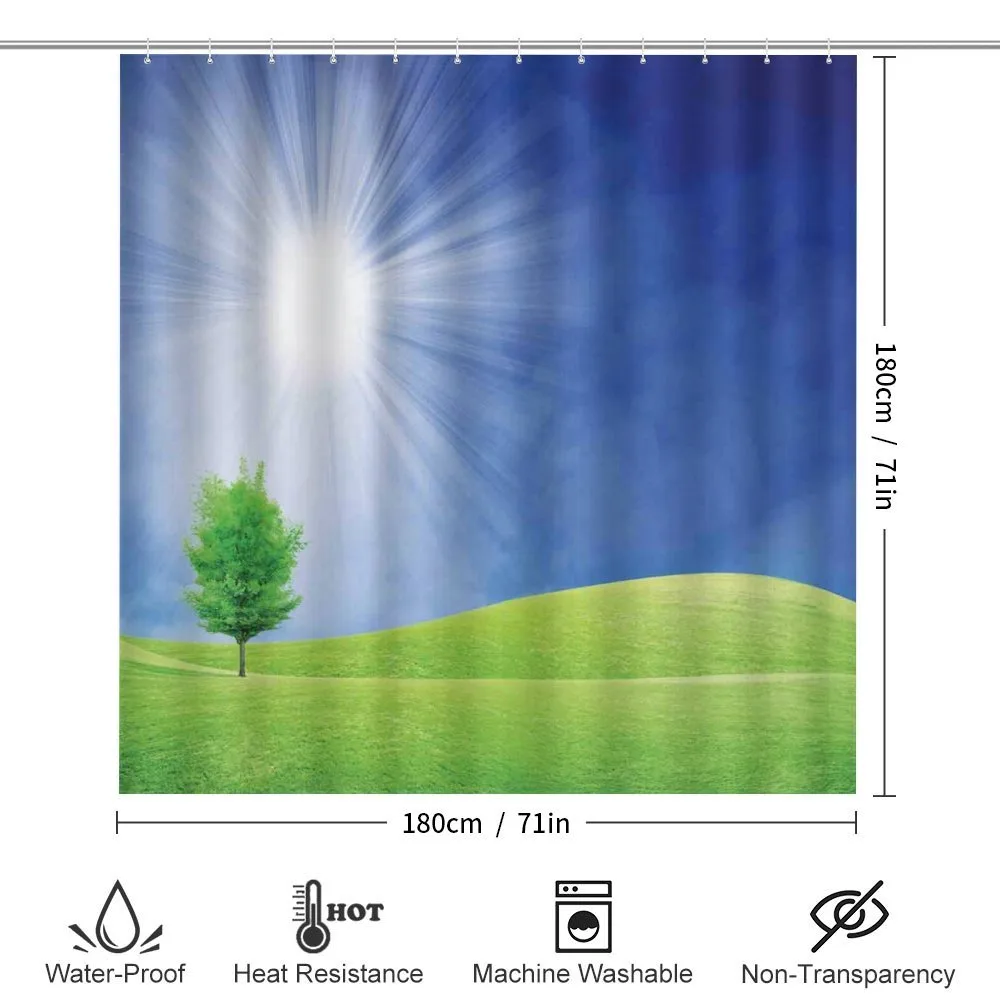 Sun Rays with Lonely Tree — Detail 2