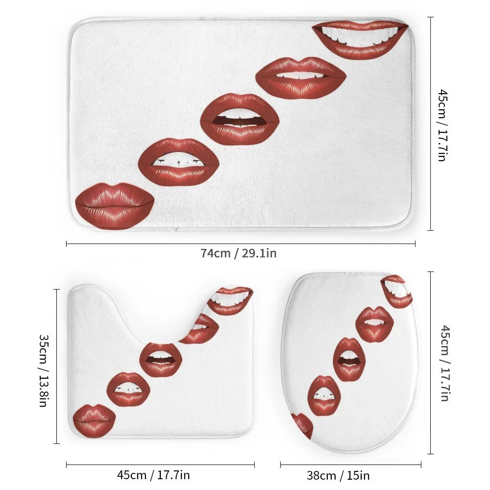 Vivid Full Red Lips Feminine — Detail 1