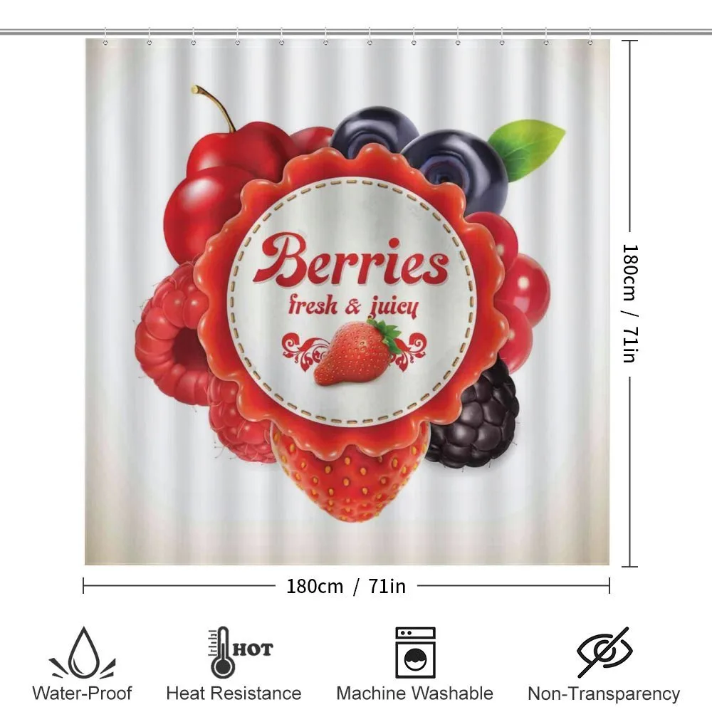 Colorful Berry Pattern — Detail 2