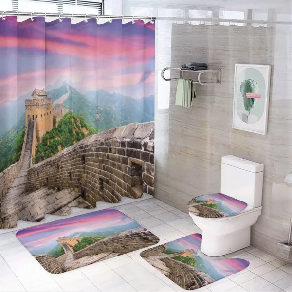 Fantasy Sky on a shower curtain