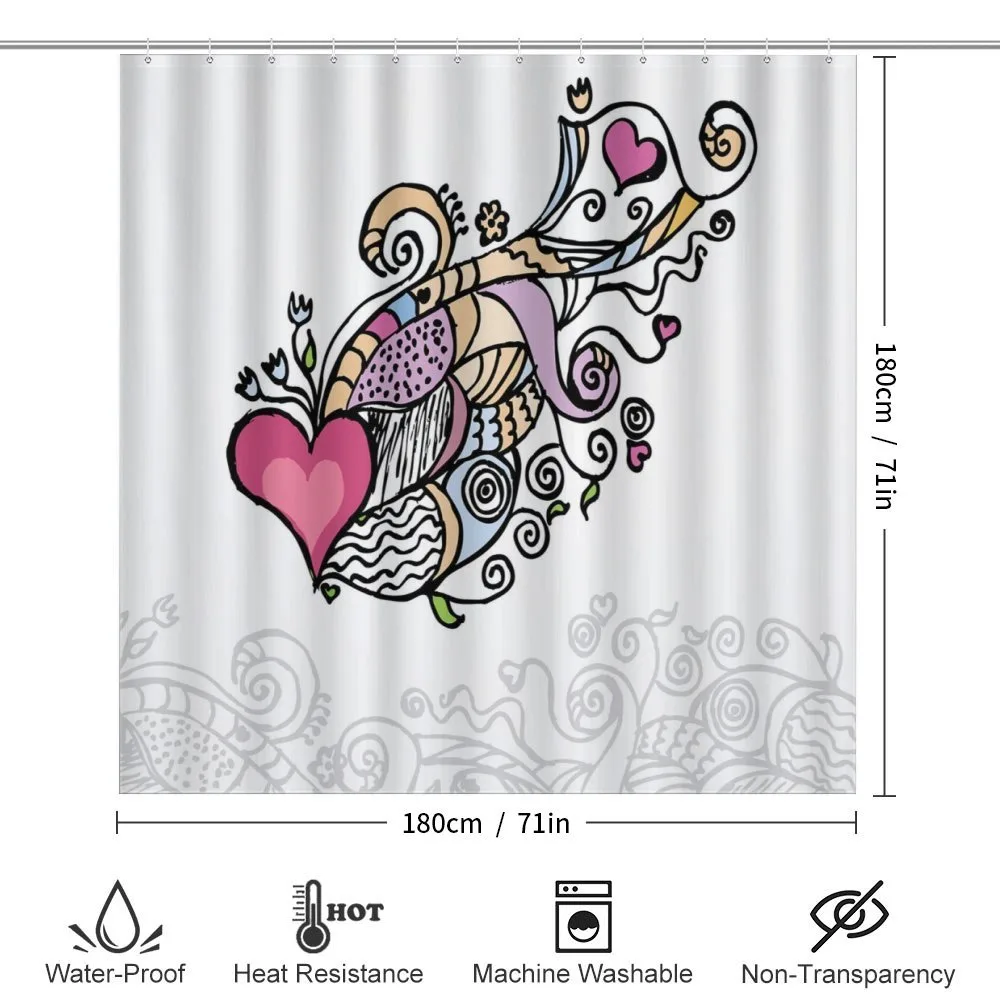 Flying Heart Waving Love — Detail 2