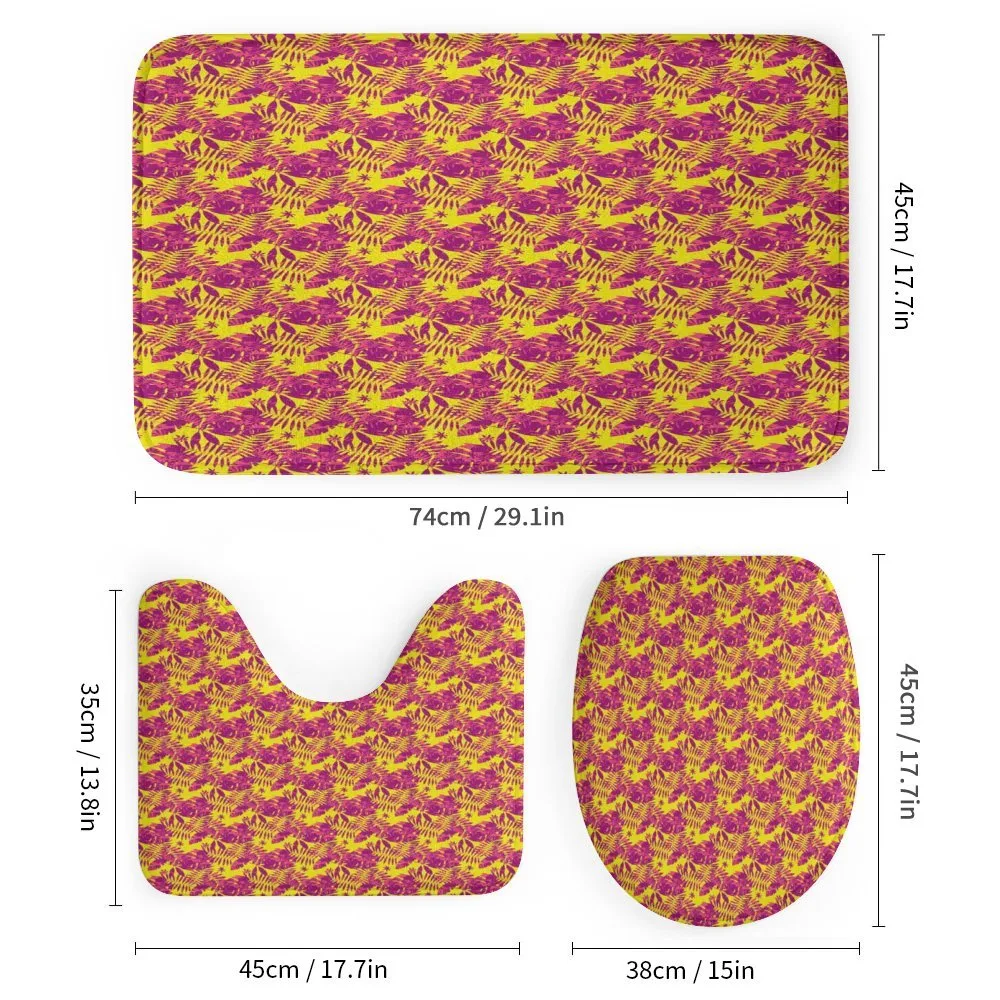 Modern Vibrant Tropic Leaves — Detail 1