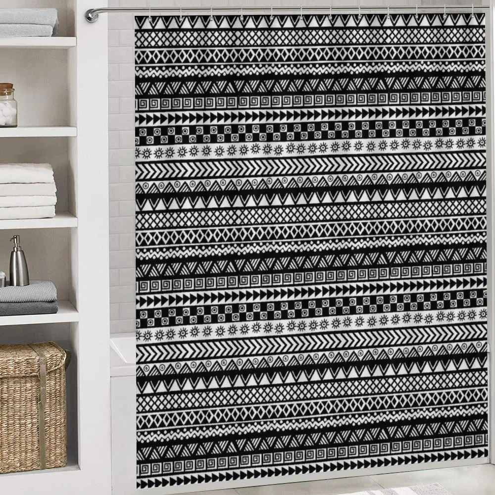 Monochrome Geometrical Tribal — Detail 4