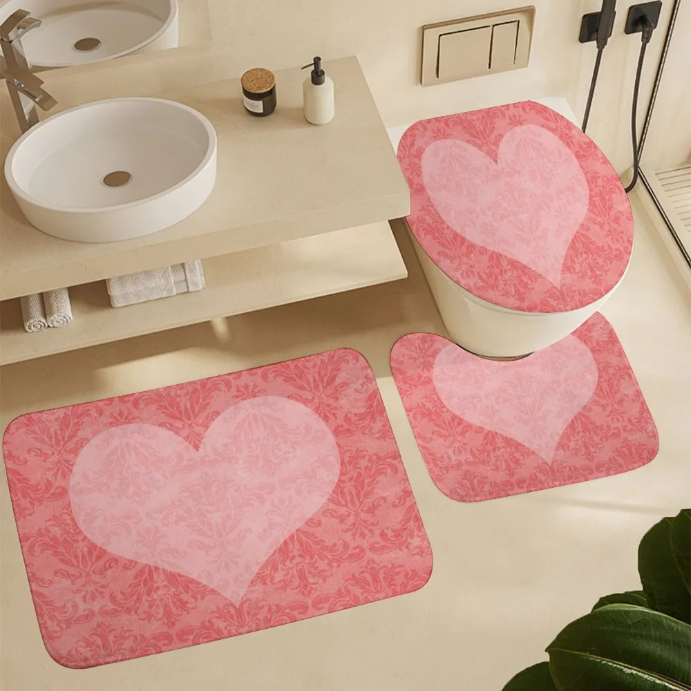 Pink Heart Damask — Detail 5