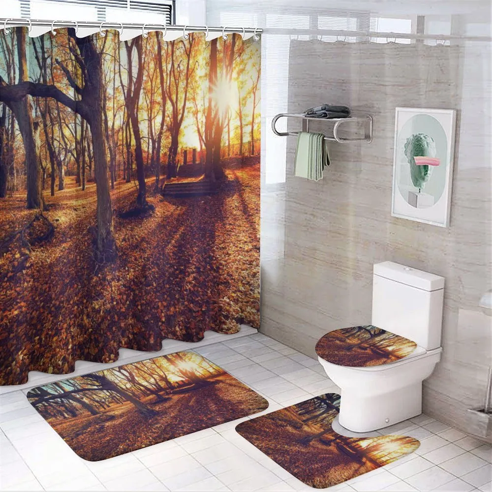 Sunset Forest Trees — Your design