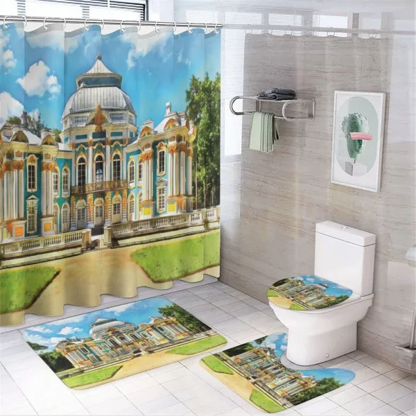 Tsarskoye Selo Pavilion on a shower curtain