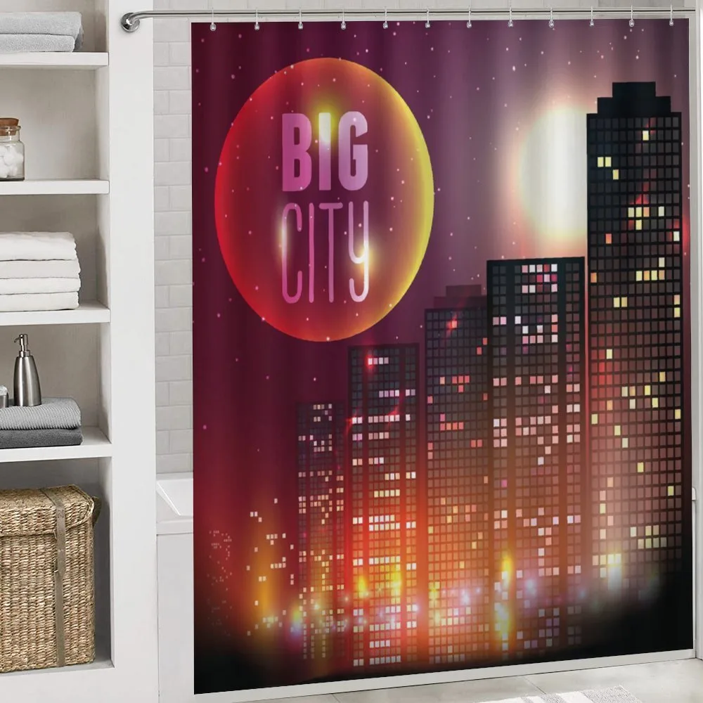 Urban City Night Skyline — Detail 4