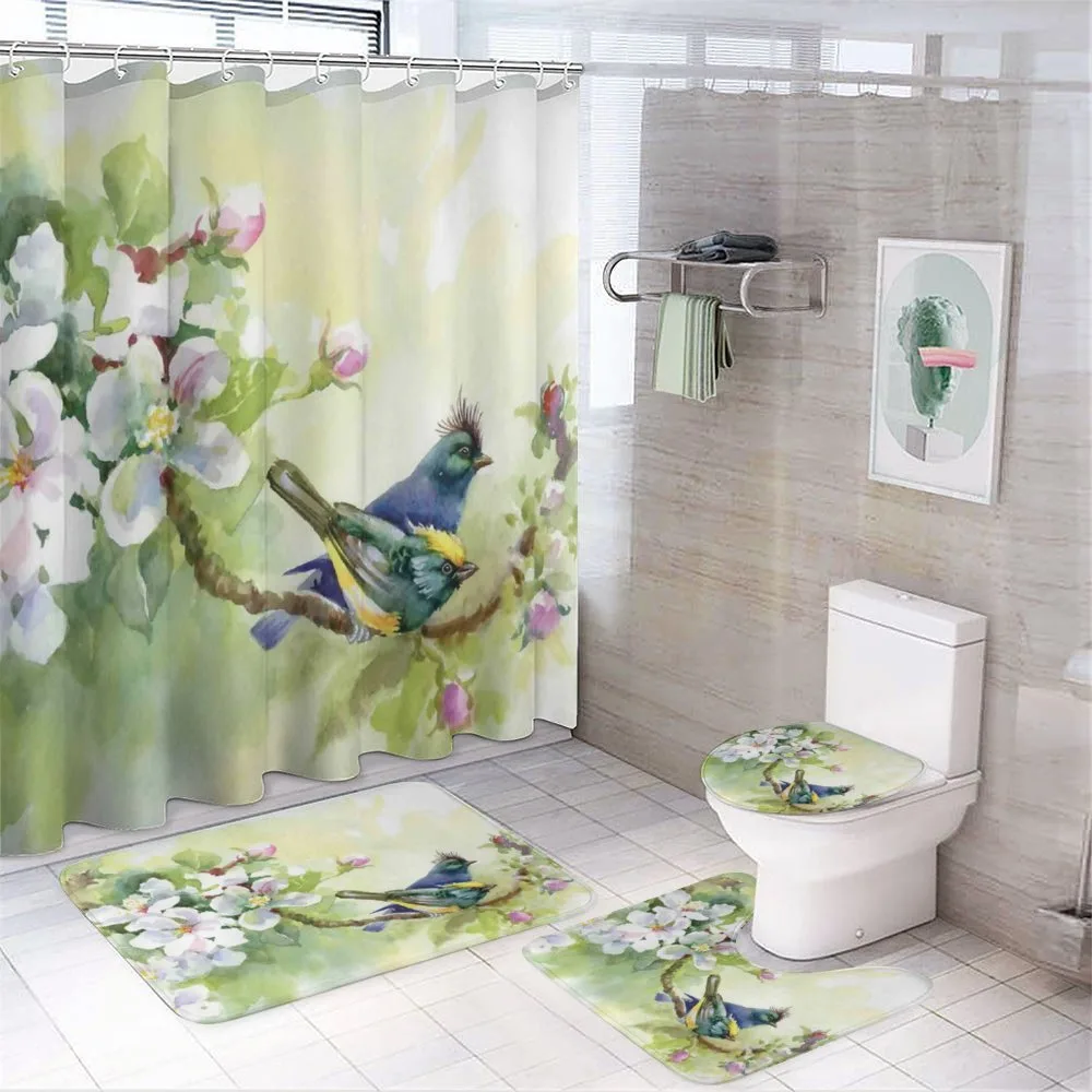 Watercolor Birds Spring — Your design