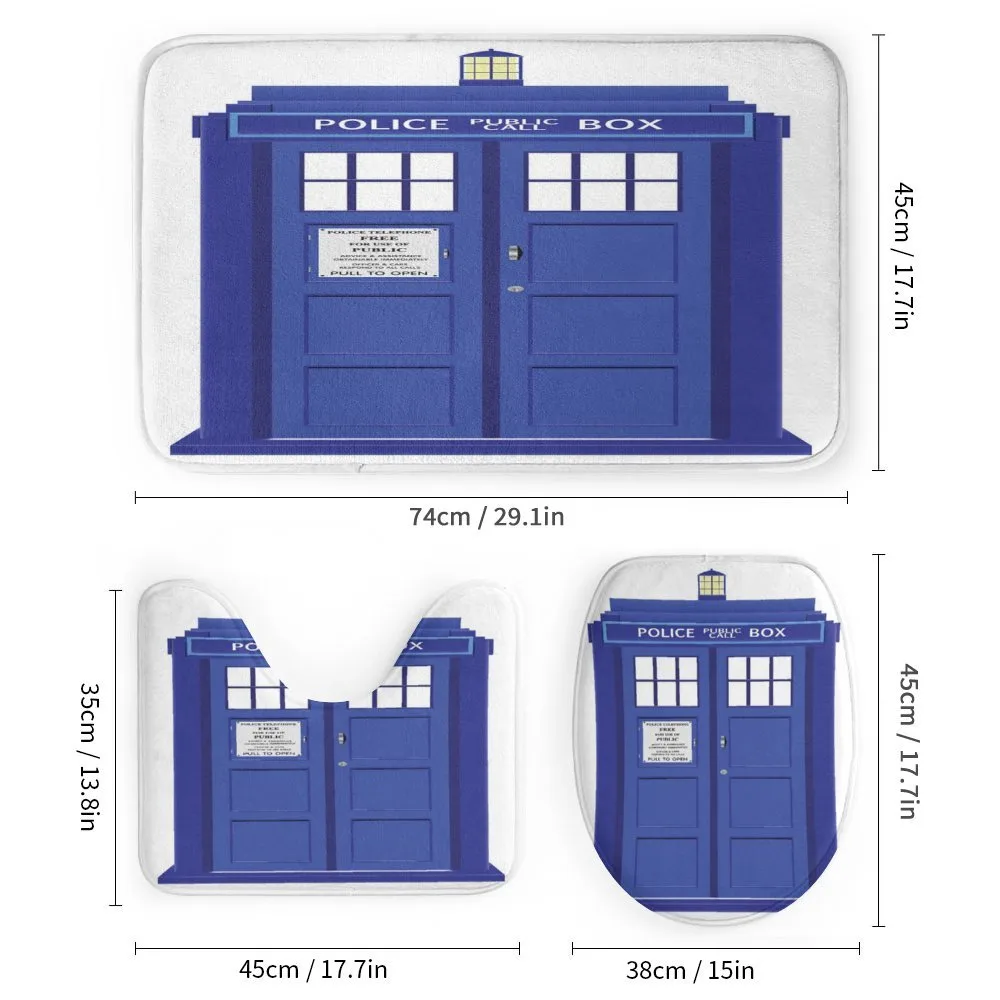 Blue Brit Phone Box — Detail 1