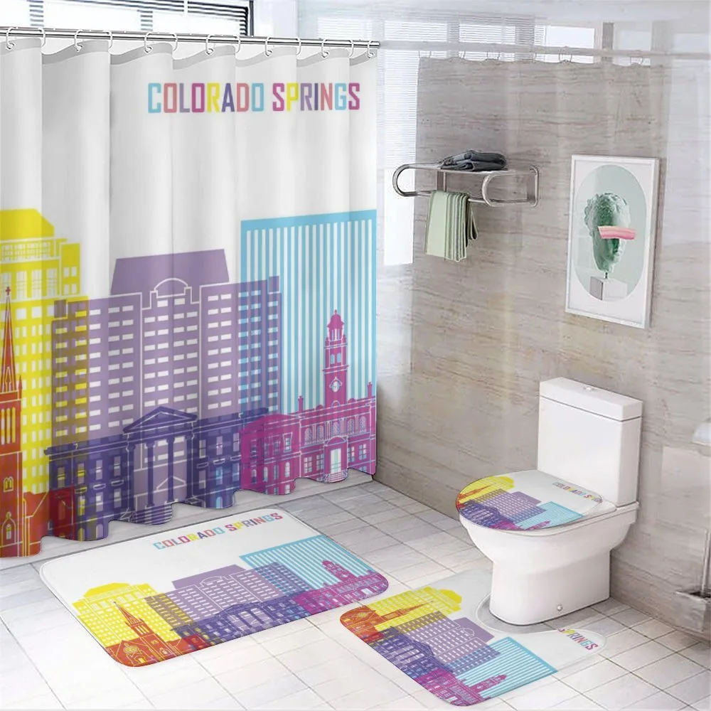 Colorful Urban City Sky — Your design