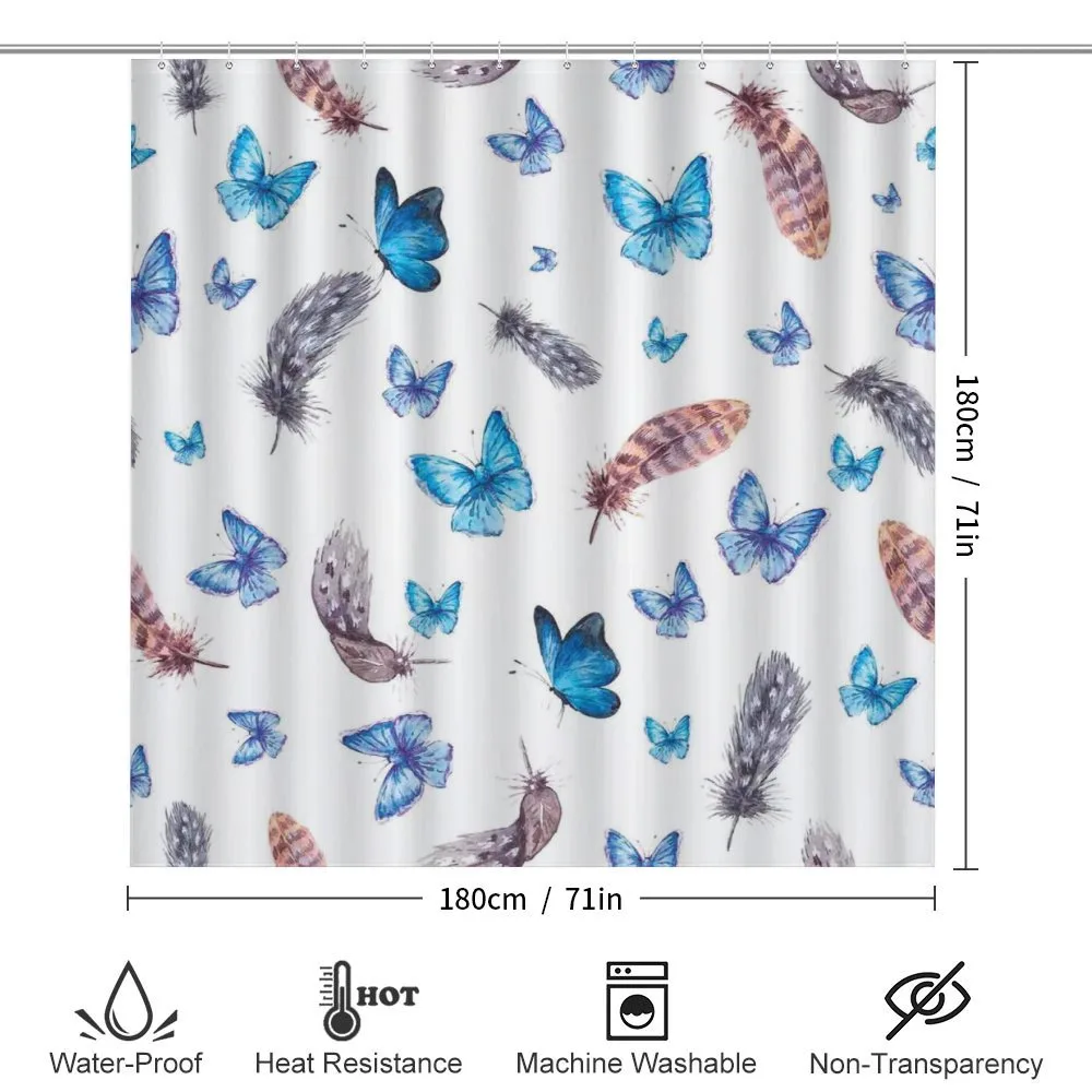 Feathers and Butterfly — Detail 2