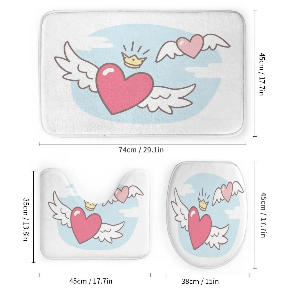 Flying Hearts and Crown — Detail 1
