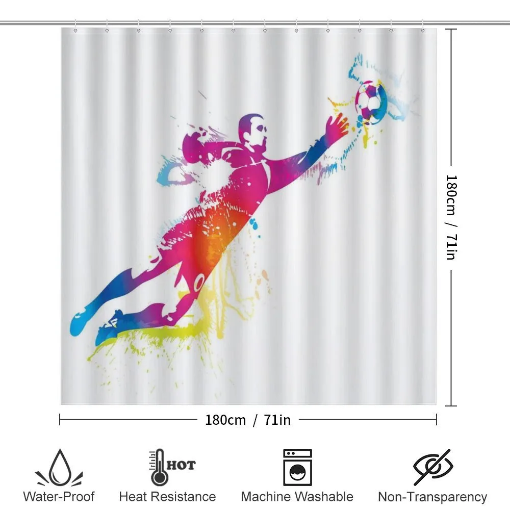 Goalkeeper Catches Ball — Detail 2