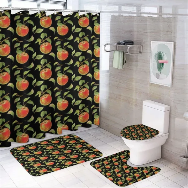 Hand Drawn Tree Branches on a shower curtain