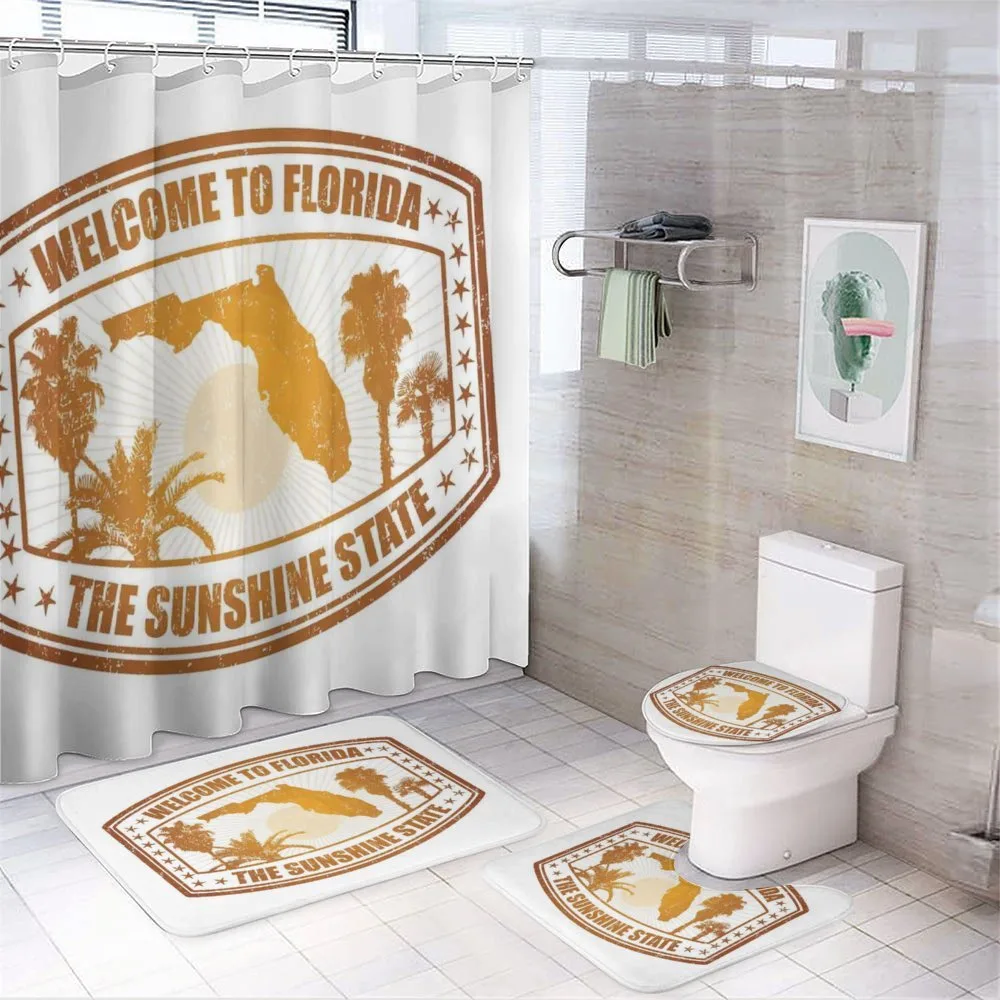 Orange Travel Stamp — Your design