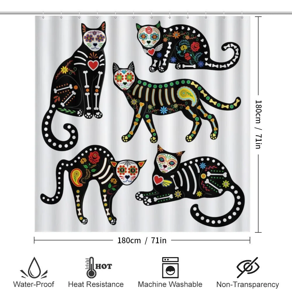 Ornate Black Cats — Detail 2