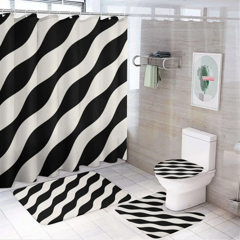 Retro Art Wavy Lines Pattern — Your design