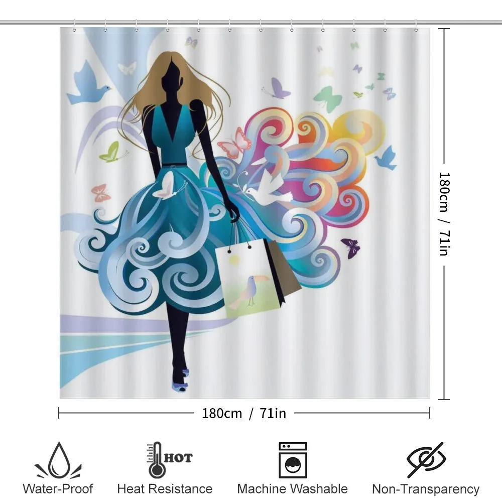 Shopping Woman Art — Detail 2