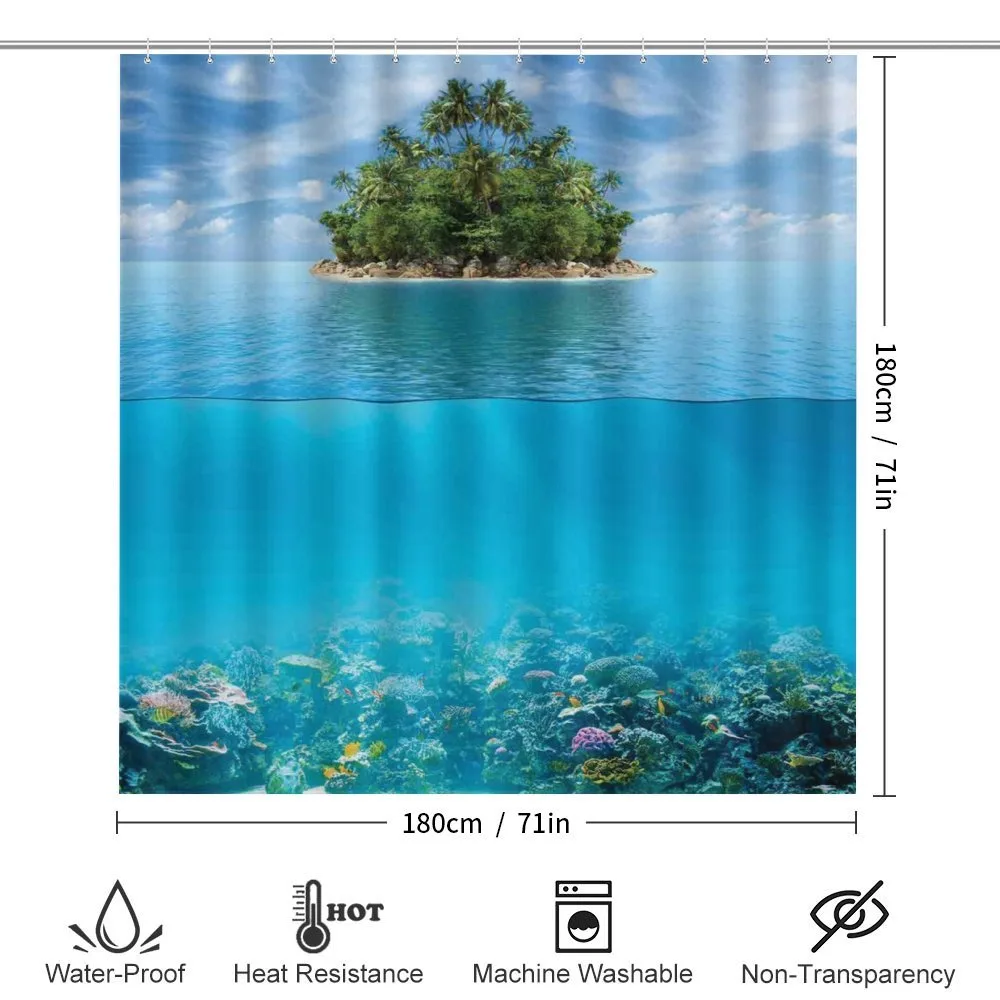 Small Island in Ocean — Detail 2