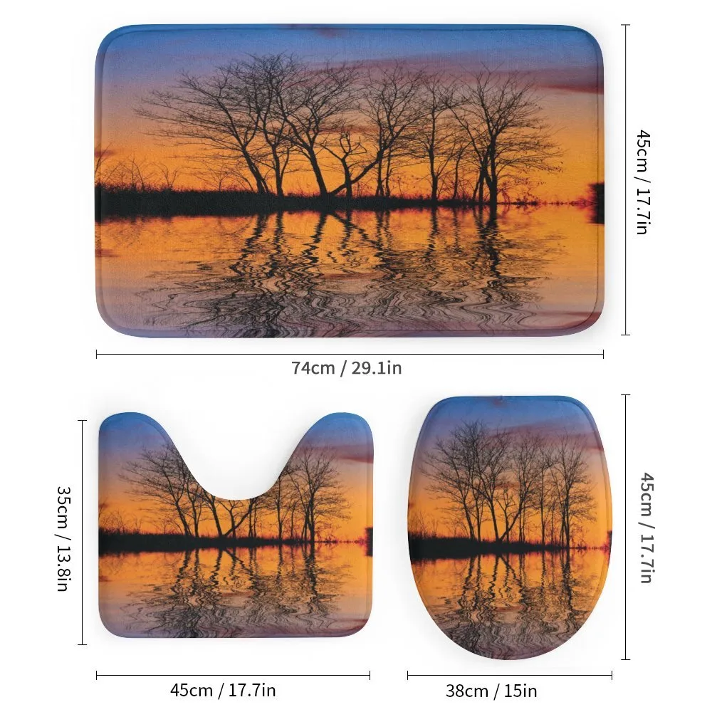 Sunset by Lake View — Detail 1