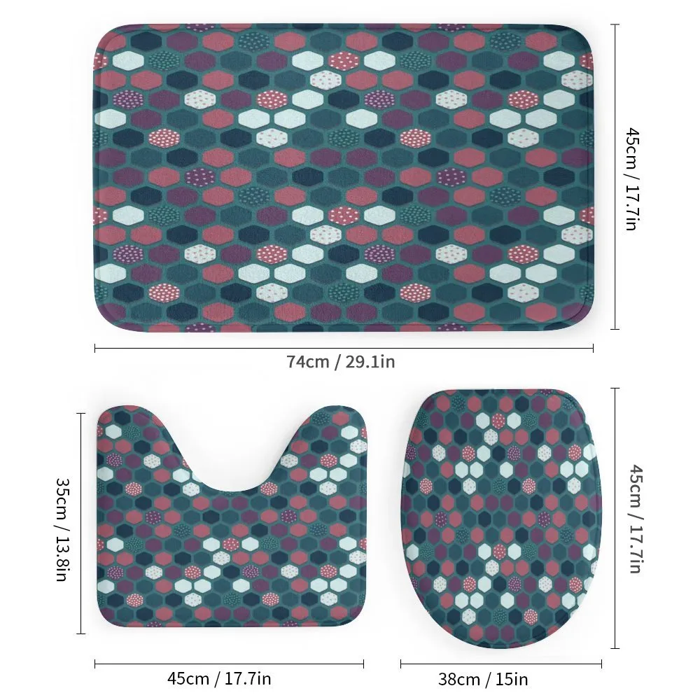 Vibrant Hexagon Shapes — Detail 1