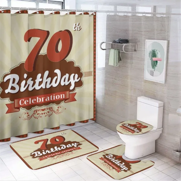 Vintage Candy Store on a shower curtain