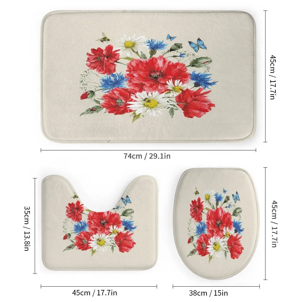 Vintage Poppies Daisy — Detail 1