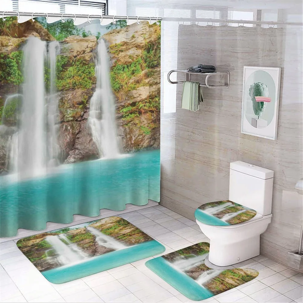 Waterfall in Rainforest — Your design
