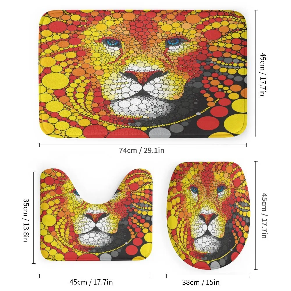 Abstract Lion in Wild — Detail 1