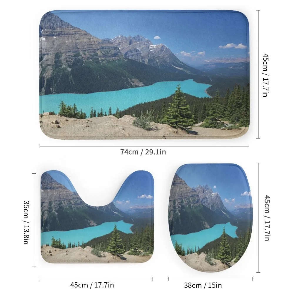Aerial Vista Peyto Lake — Detail 1