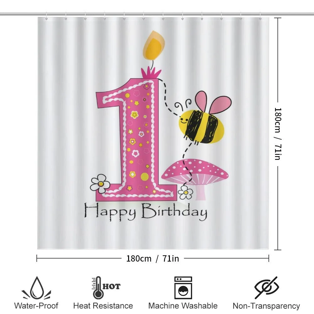 Bees Party Cake Candle — Detail 2