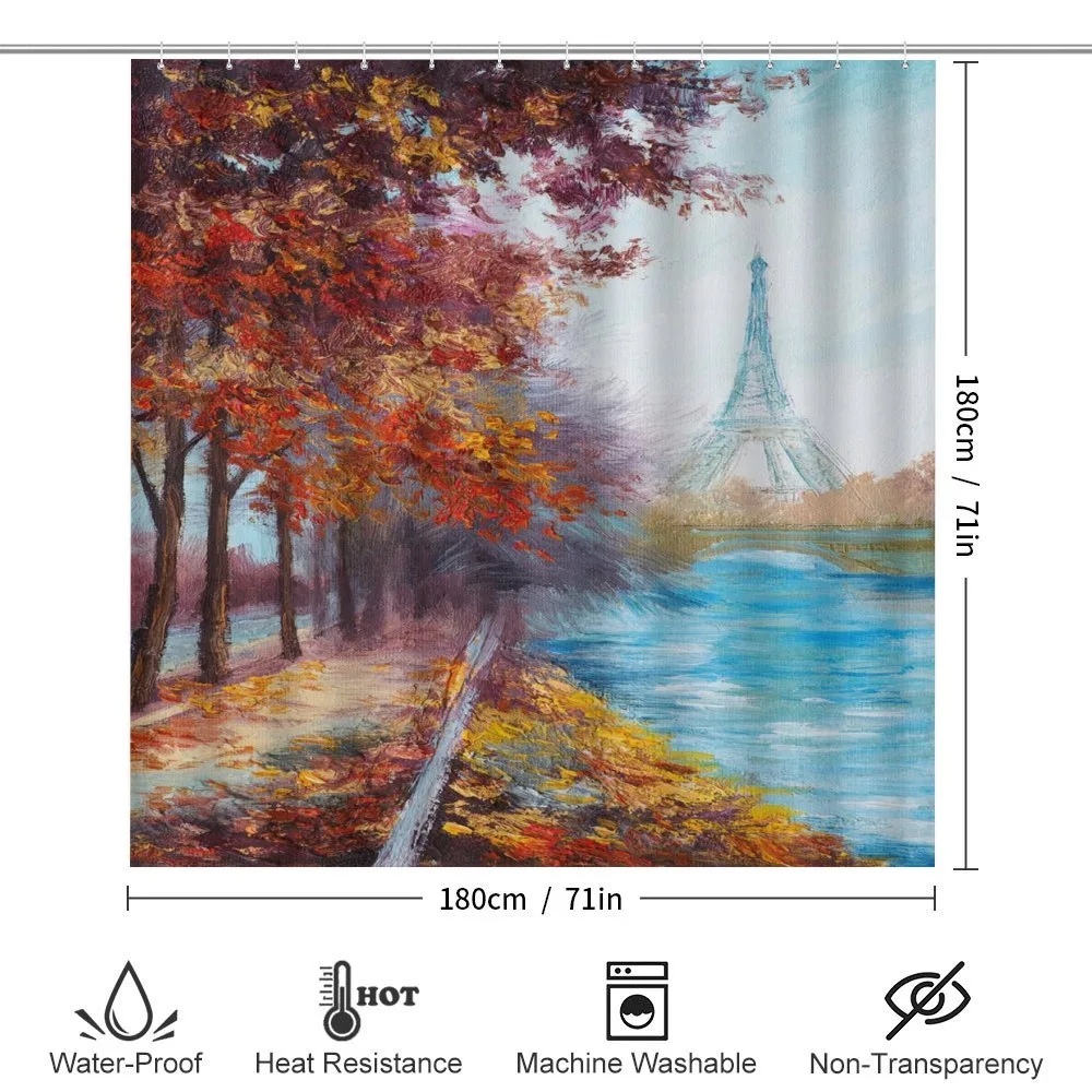 Eiffel Tower from River — Detail 2