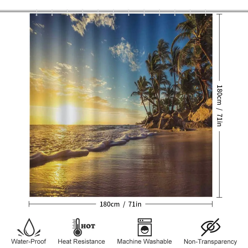 Exotic Beach Sunset — Detail 2