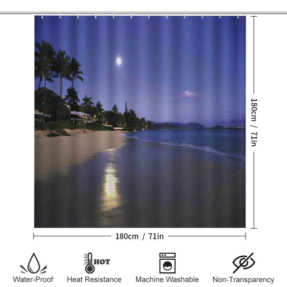 Moonlight Hawaii Sea — Detail 2