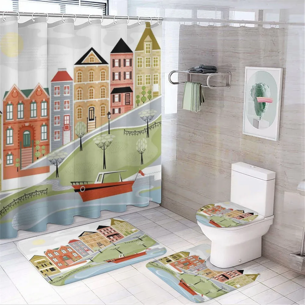 Quaint Village Street — Your design
