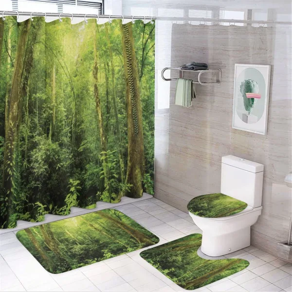 Rainforest Landscape on a shower curtain