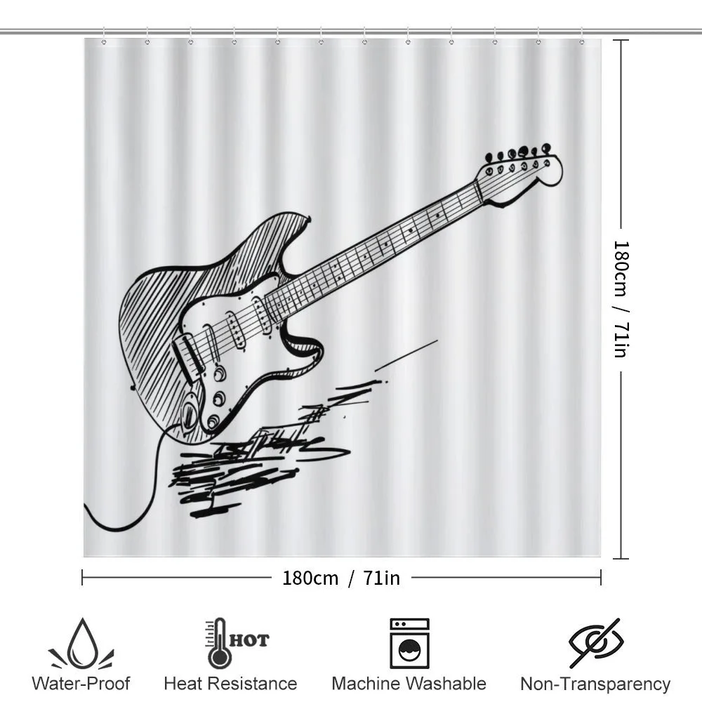 Rock Music Sketch Art — Detail 2