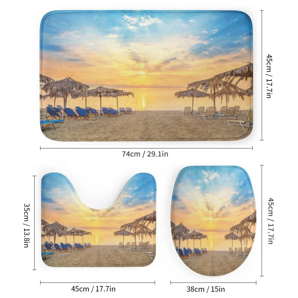 Sandy Beach with Sunrise — Detail 1